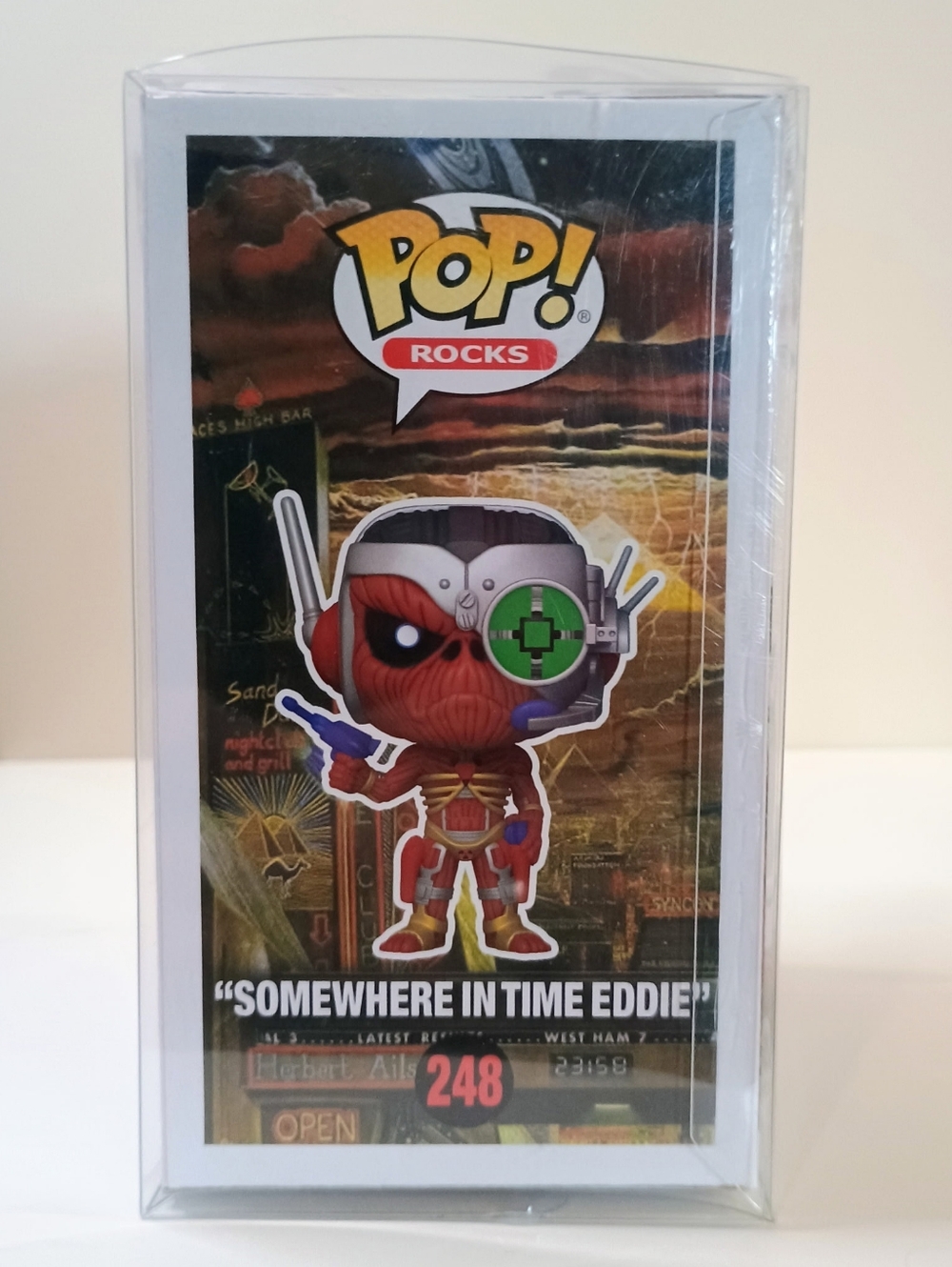 Funko Pop! Rocks Iron Maiden "Somewhere In Time Eddie" - Orange, Silver & Green - Picture 5 of 5
